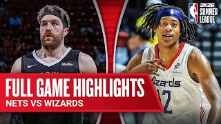 NETS vs WIZARDS | NBA SUMMER LEAGUE | FULL GAME HIGHLIGHTS | July 13, 2025