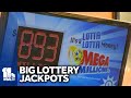 Lottery jackpots hit big numbers in rare occurrence