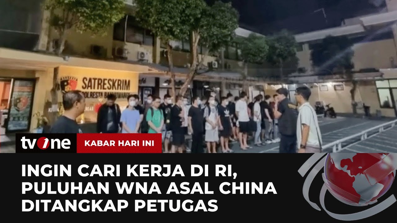 28 WNA Ilegal Asal China Diamankan Polisi di Banyuwangi | Kabar Hari Ini tvOne