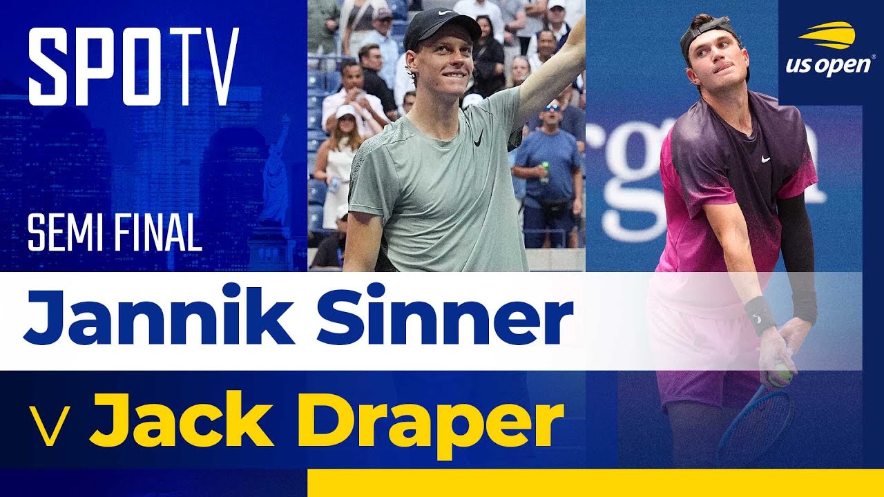 [US Open 2024] Highlight - Jannik Sinner vs Jack Draper | Semi Final