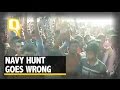 Stampede Breaks out at Mumbai Navy Recruitment Camp-Visuals