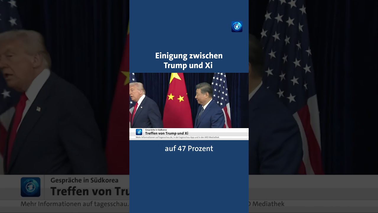 Es war das 1. Treffen zwischen US-Präsident Trump und Chinas Staatschef Xi seit langer Zeit
