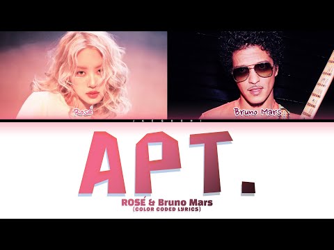 ROSÉ & Bruno Mars 'APT.' (Color Coded Lyrics)