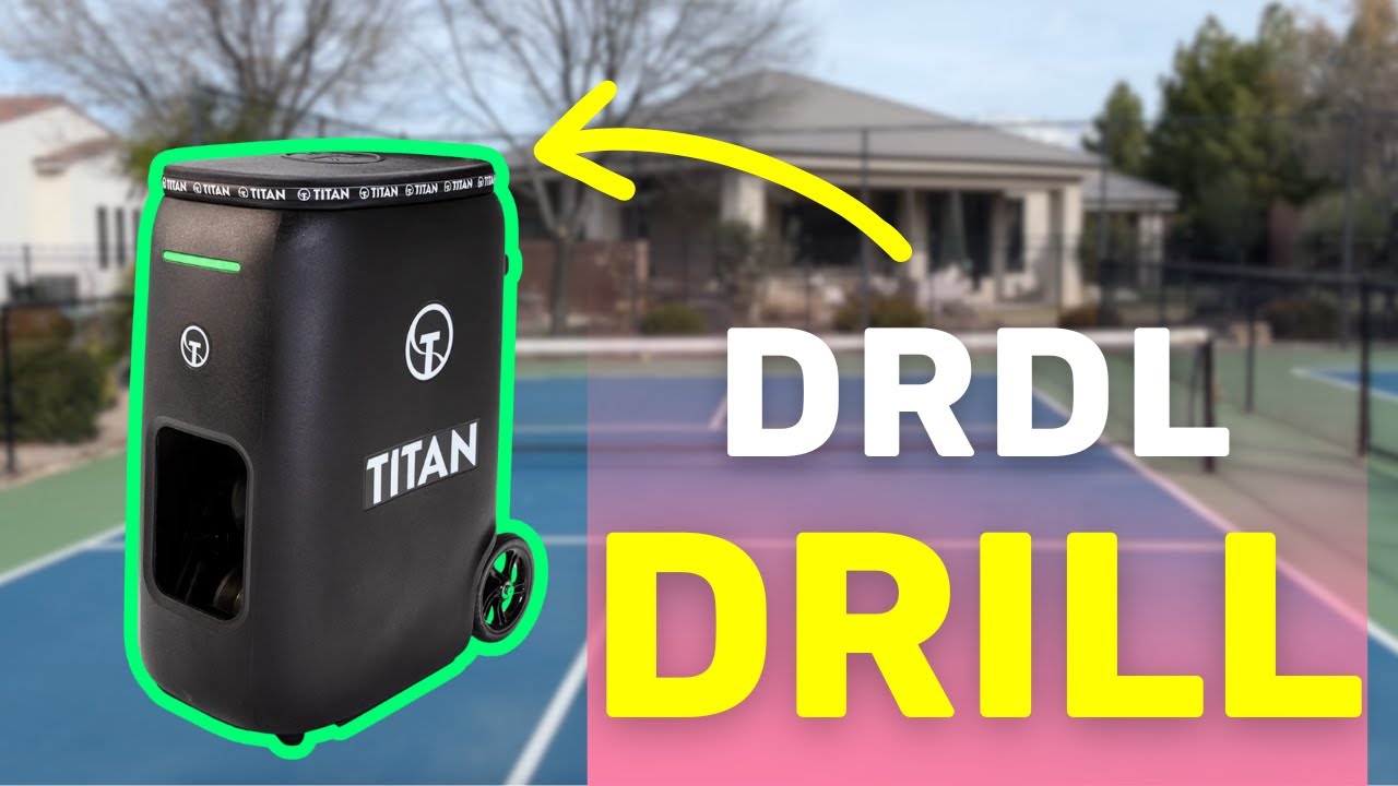 Fun pickleball drill to do with your TITAN ball machine