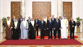 الرئيس السيسي يستقبل رؤساء المجالس والبرلمانات المشاركين بالمؤتمر السادس للبرلمان العربي