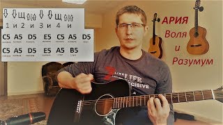 Ария - Воля и разум (Разбор на гитаре)
