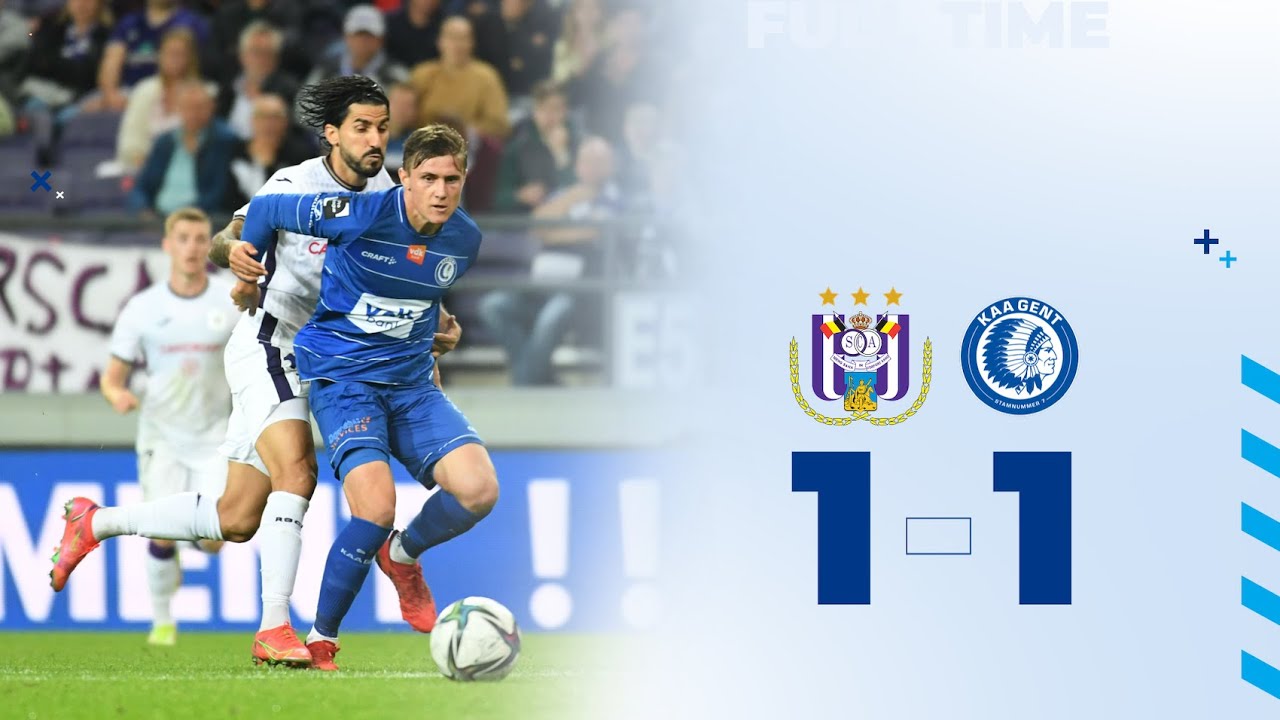 Anderlecht - KAA Gent: 1-1