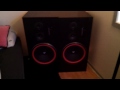 New speakers! Cerwin vega ls-15! (deep and loud)