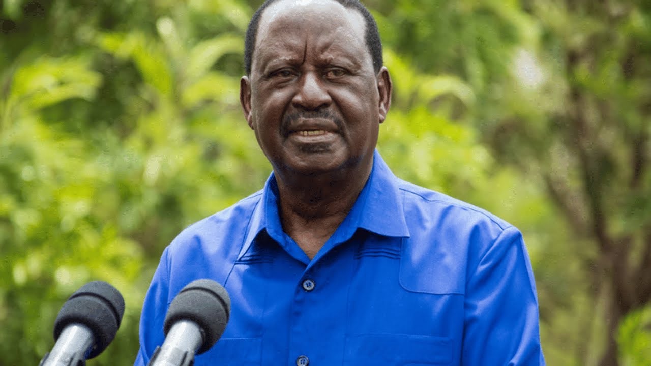 LIVE; RAILA ODINGA ADDRESSING THE NATION AT SERENA HOTEL AFTER HE CANCELLED KAMUKUNJI RALLY!