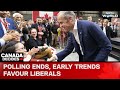 Canada Results: Polling Ends, Early Trends In Liberals Favour