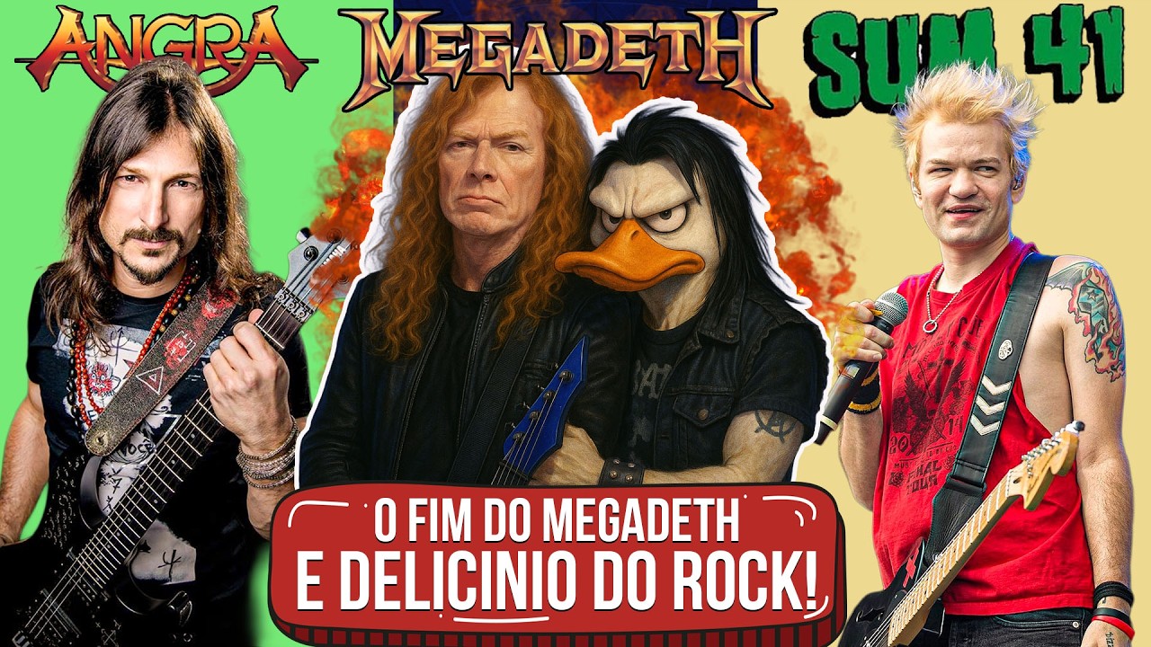 O MEGADETH VAI ENCERRAR A BANDA - MAS SE PREPAREM: NÃO SÃO SÓ ELES!