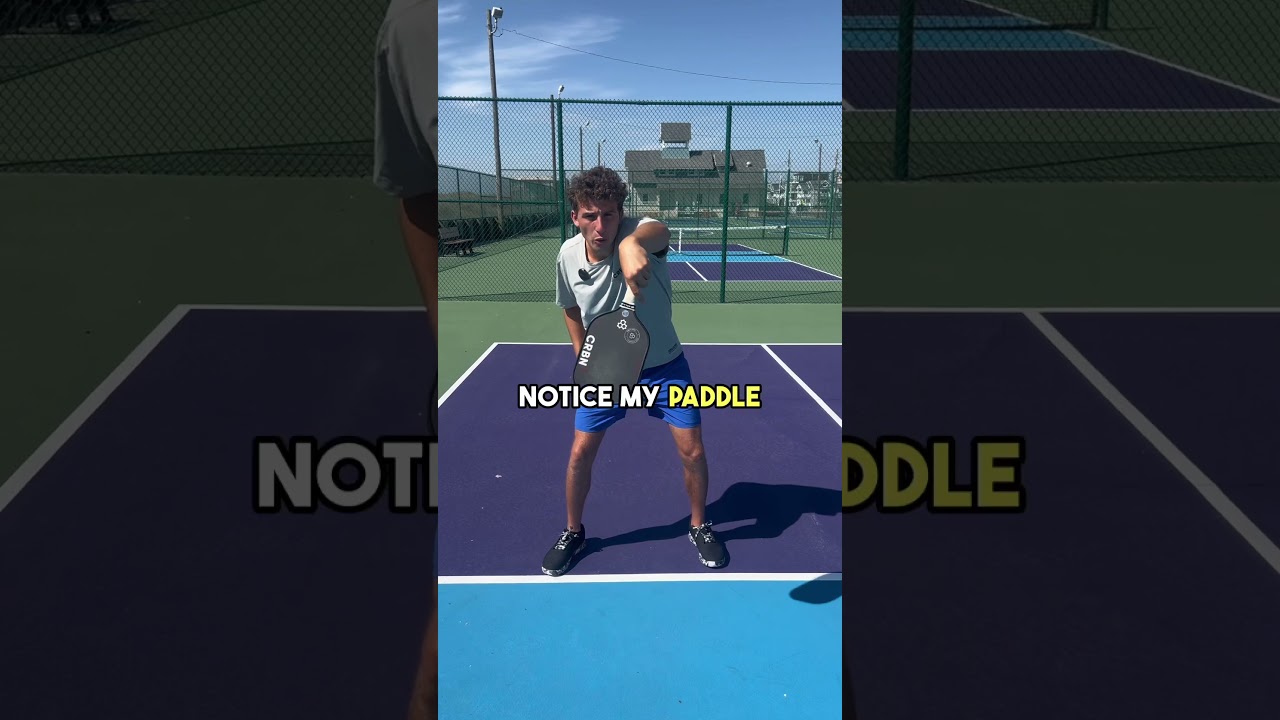 How to attack dinks out of the air!💨 #pickleballtips #pickleball #shorts
