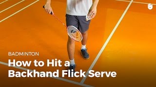 How to Hit a High Forehand Serve - How to Play Badminton | Sikana