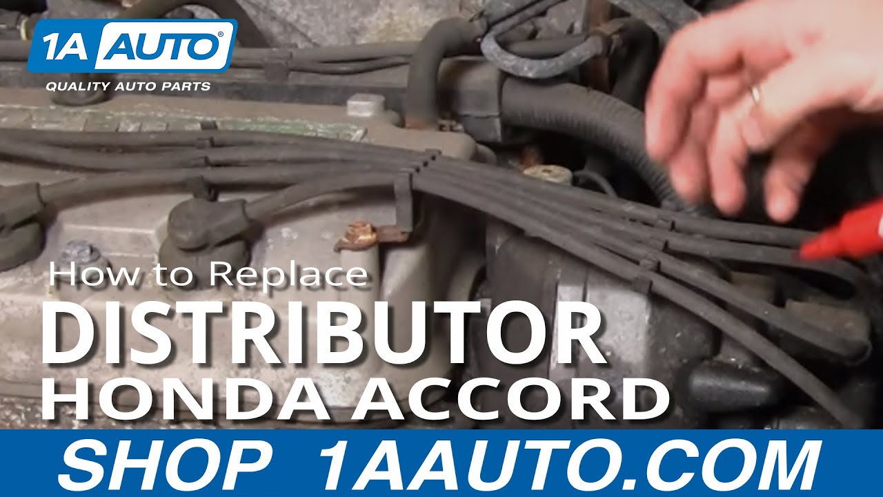 How to replace a distributor honda accord #4