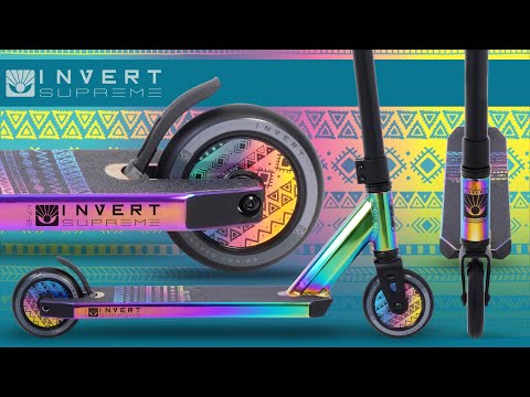 Video INVERT SUPREME MINI 1-4-8 Neo Black Freestyle Scooter
