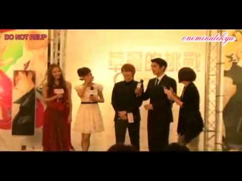 ENGSUB Siwon practices kissing with Donghae every night