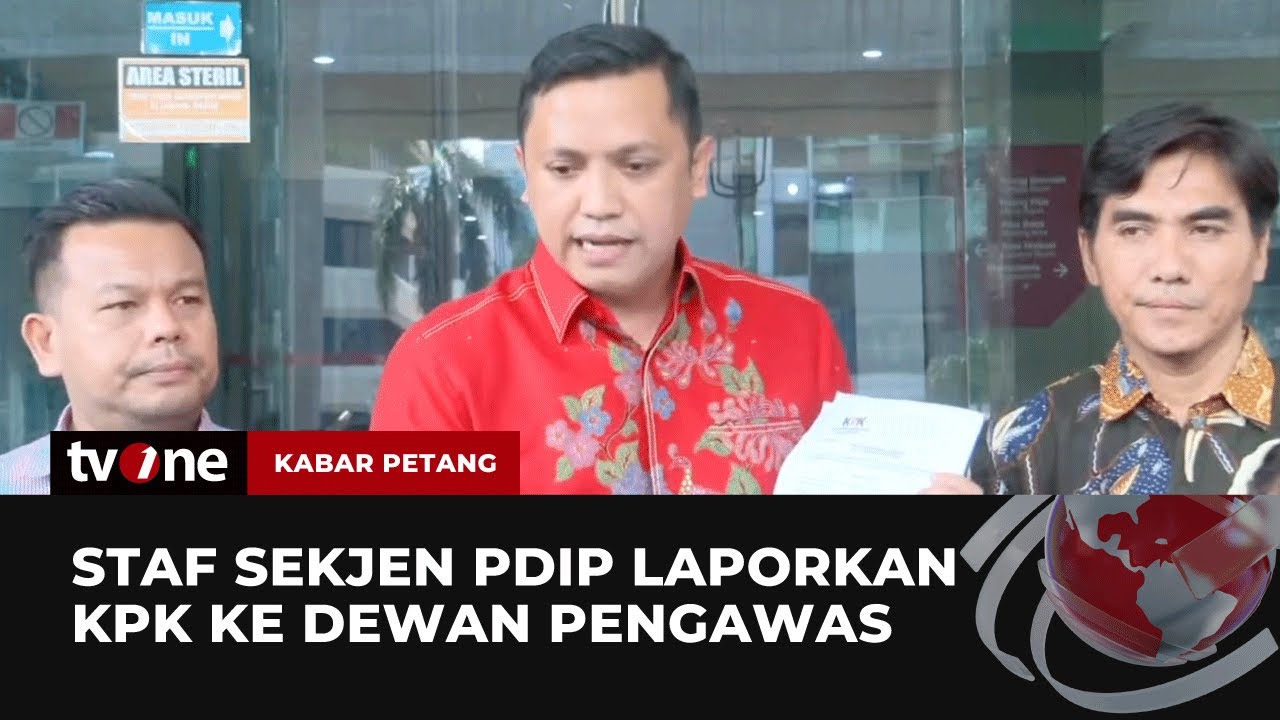 Bawa Bukti Tambahan dugaan Pelanggaran Kode Etik Penyidik, Staf Sekjen PDIP Lapor ke Dewas KPK
