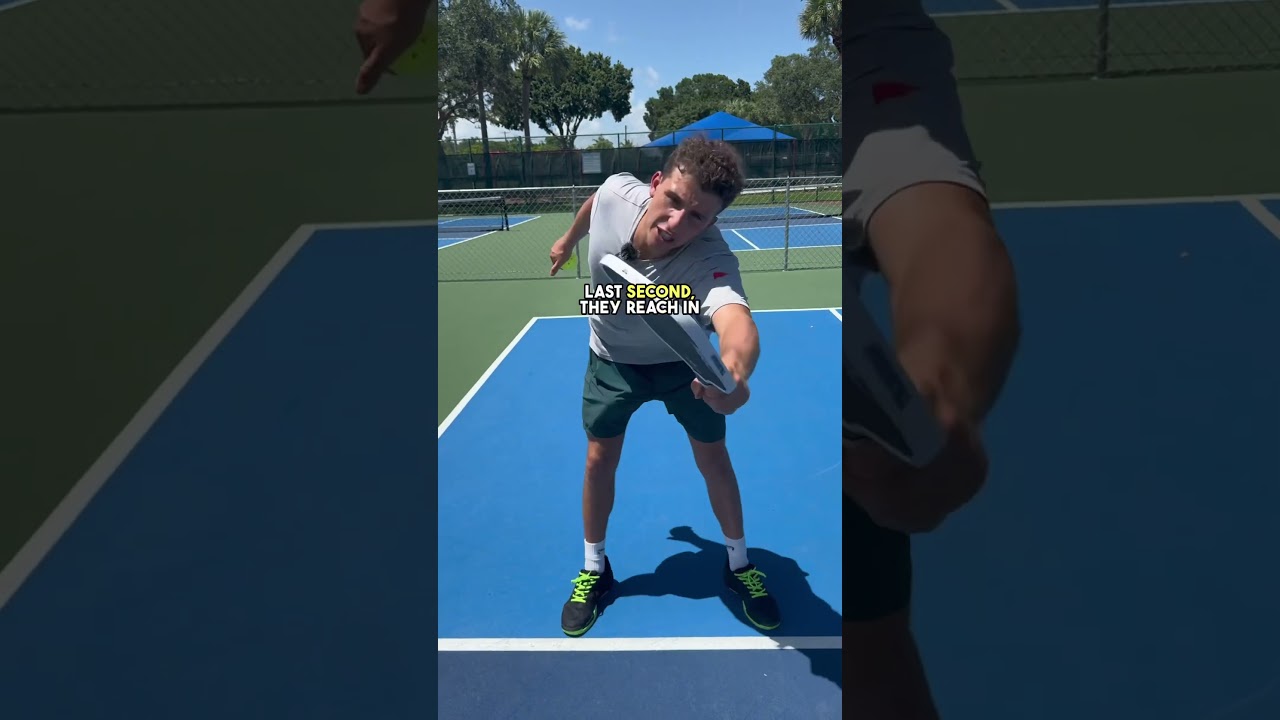 Secret Tip Pros Use To Apply Pressure! #pickleball #pickleballtips