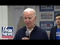 Biden asks staff is hes allowed to take questions