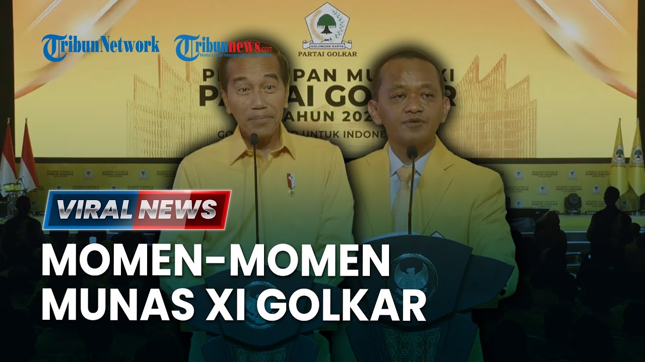 🔴Momen-momen Penutupan Munas XI Golkar: Jokowi Pakai Baju Kuning hingga Gibran Tak Disapa