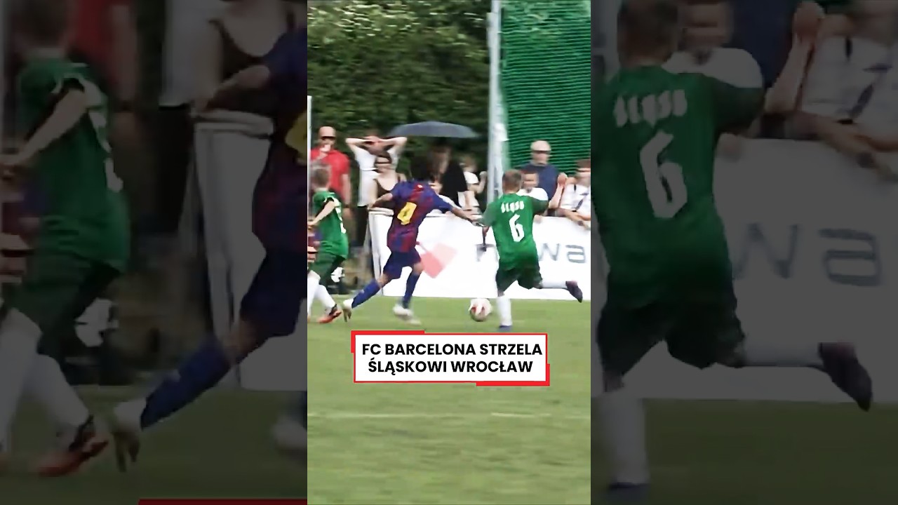 Barcelona strzela śląskowi! czy to przyszły yamal? #shorts