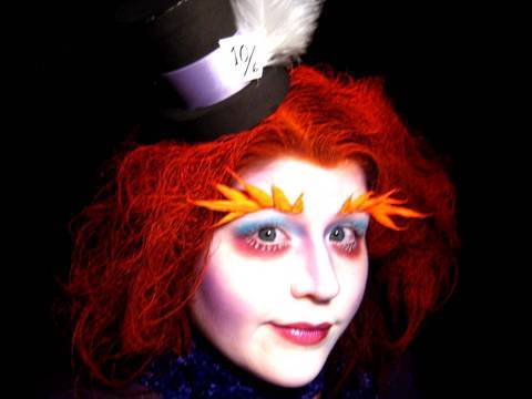 Tim Burton's Alice in Wonderland: Mad Hatter Makeup
