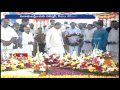CM KCR & Governor Narasimhan Pay Homage to Mahatma Gandhi