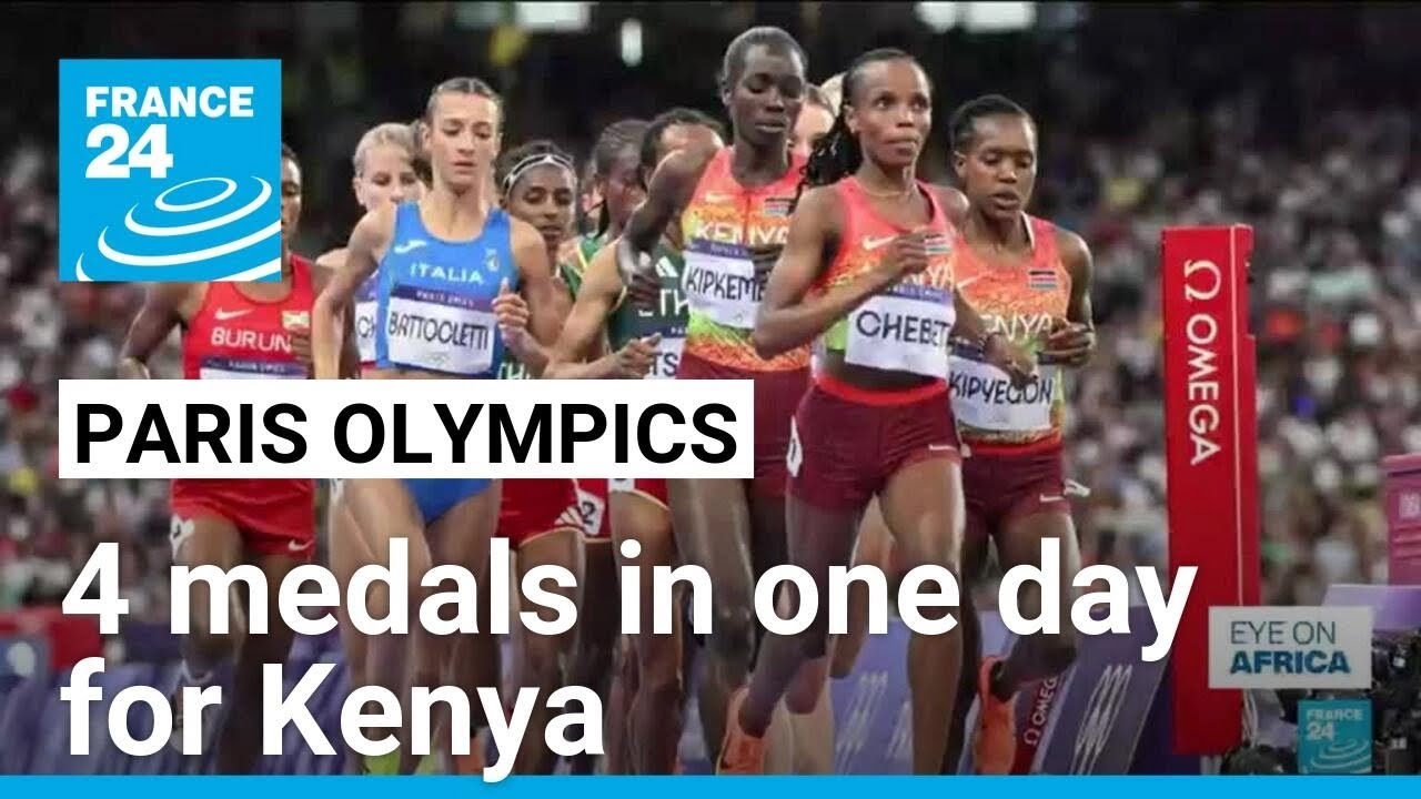 Paris Olympics: 4 medals in one day for Kenya, 'a wonderful feeling' • FRANCE 24 English