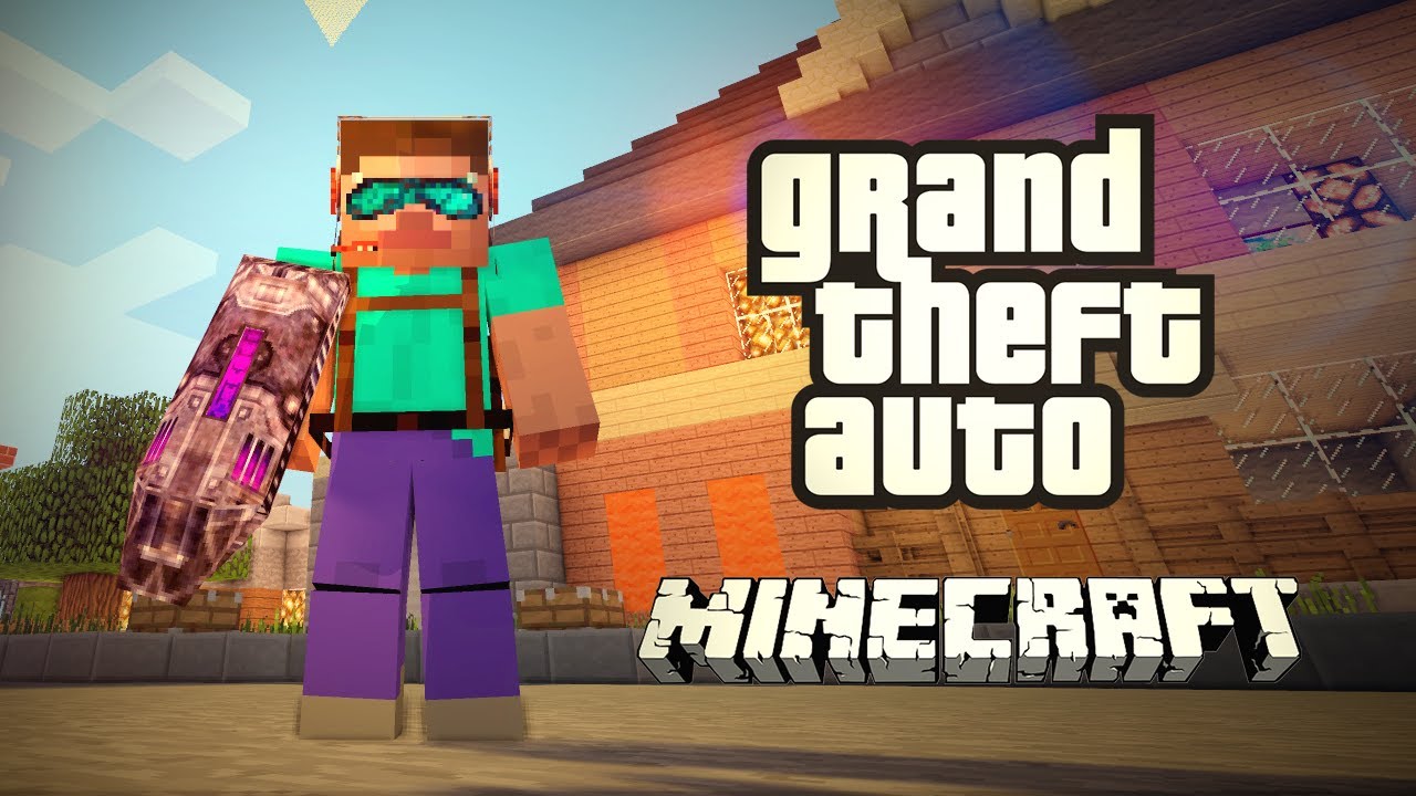 Grand Theft Auto Gta Minecraft Обзор Модов Youtube