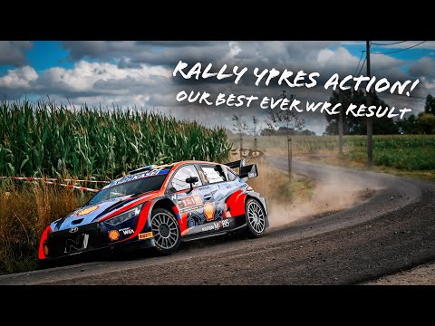 OUR BEST EVER WRC RESULT!  Rally Ypres Action