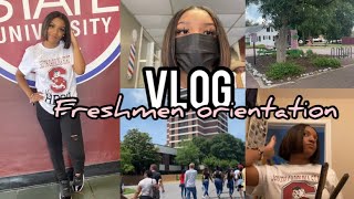 Sc state freshmen orientation | vlog • campus tour