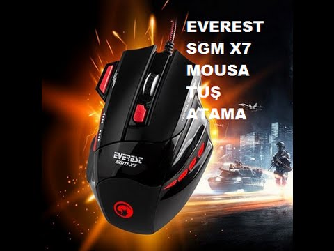 Everest sgm x7 mouse Tuş Atama + Program