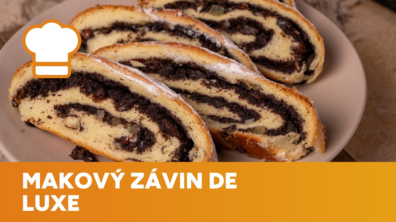 Makový závin de luxe je ideální k snídani i jako pohoštění pro návštěvu