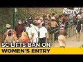 Sabarimala temple: SC lifts ban on women entry