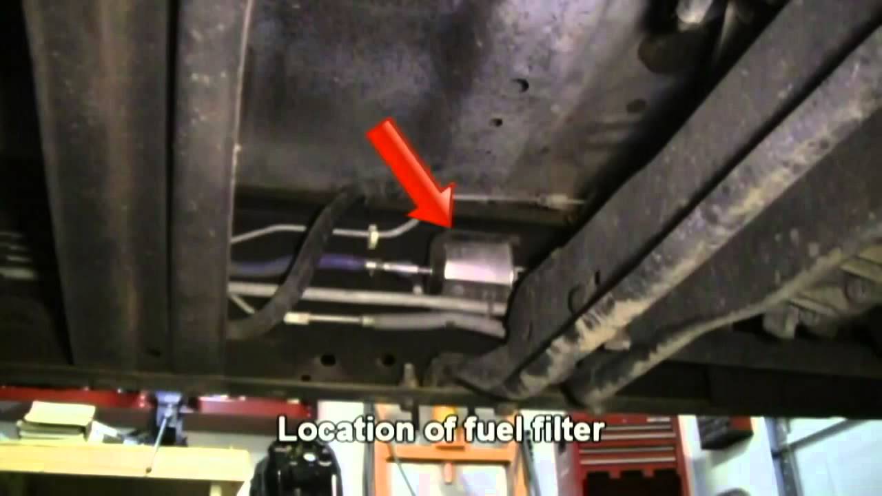 2002 Ford windstar fuel filter installation
