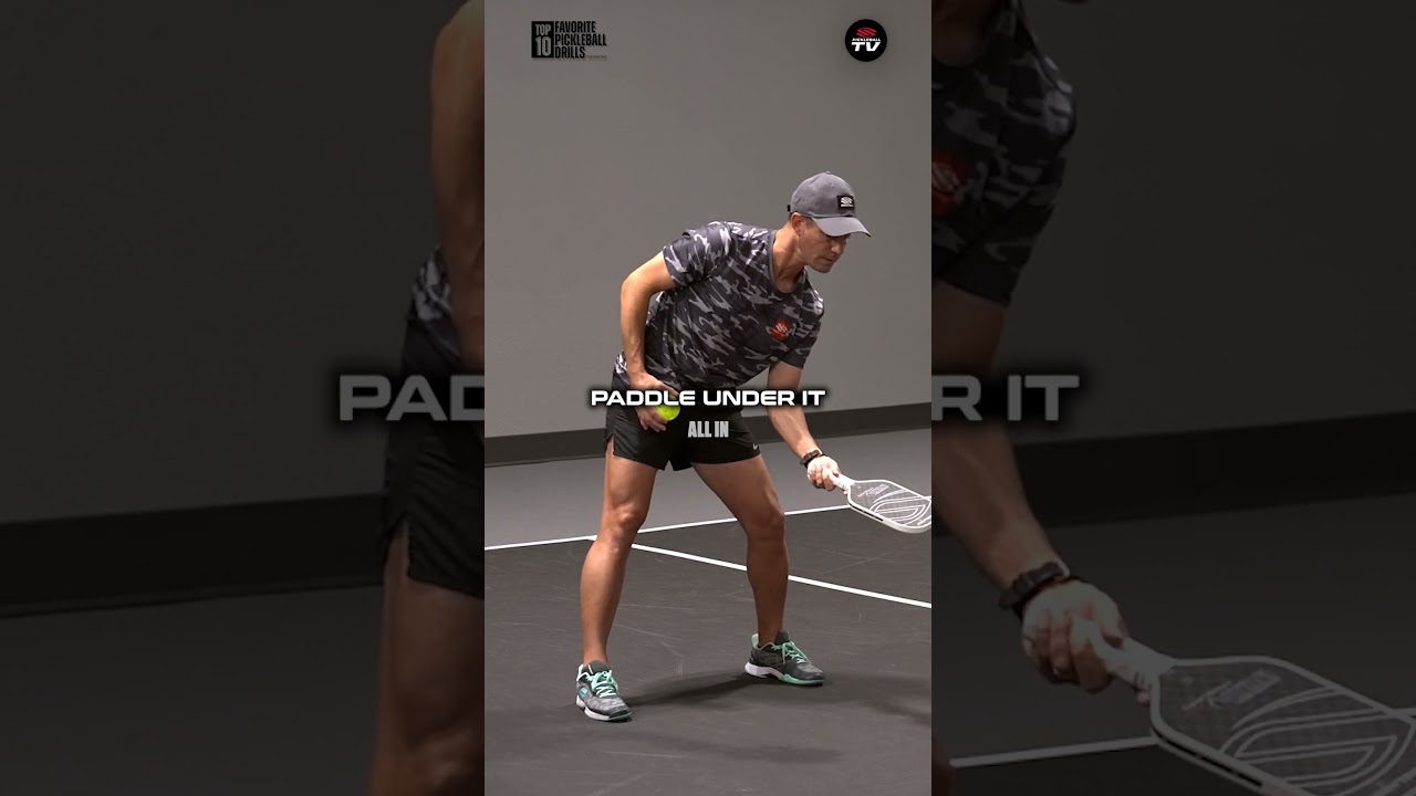 Pickleball coach will take you through the Mid-Court Madness Drill 🍗 #pickleball #pickleballislife