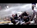 Youth Congress Protest Over Kottayam Collapse: Water Cannons Used in Thiruvananthapuram | News9  - 01:08 min - News - Video