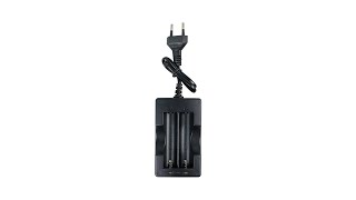 Taffware Charger Baterai Cell Charger 18650 Dual Battery Slot - MTLC-04200-1000 - Black - 1