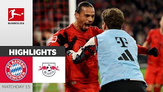 Bayern Sets A Statement! | FC Bayern München — RB Leipzig | Highlights | MD 15 – Bundesliga 2024/25