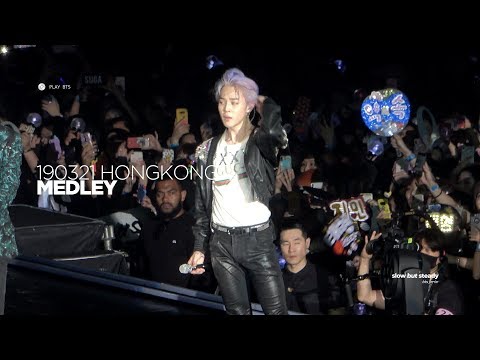 190321 방탄소년단 지민 (BTS JIMIN) - MEDLEY (JIMIN FOCUS 4K fancam)