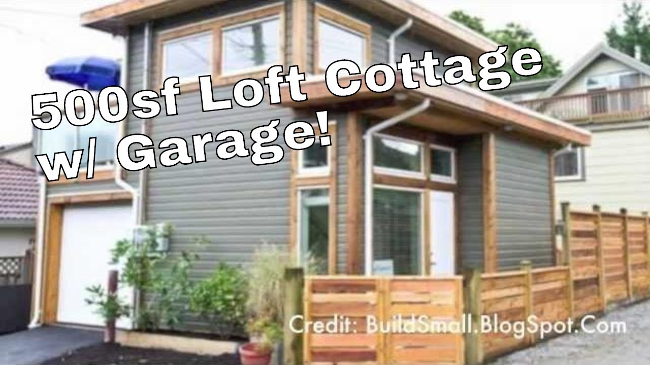 500 Square Feet Small House With A Loft YouTube