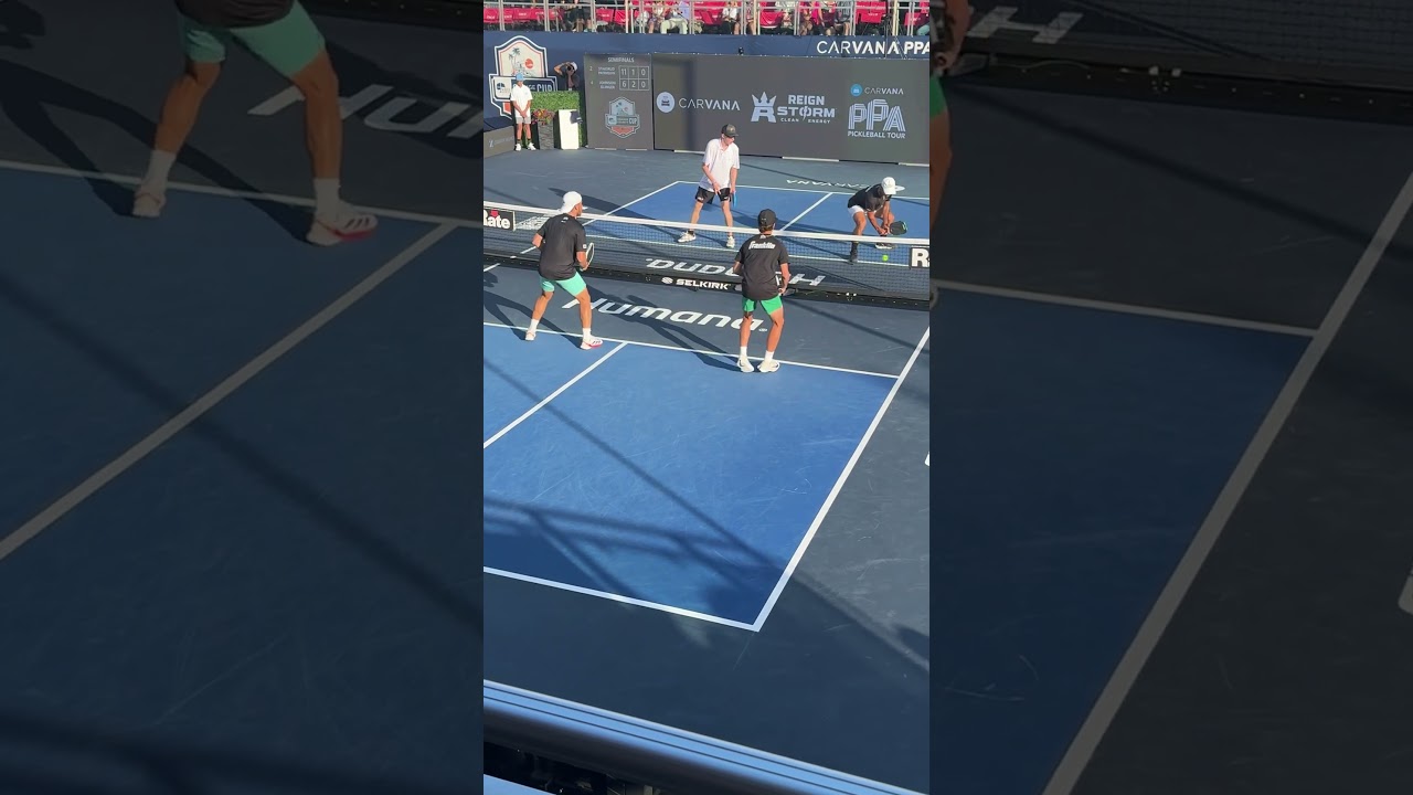 18 year old pickleball player, CJ Klinger, has some of the best reflexes in the WORLD