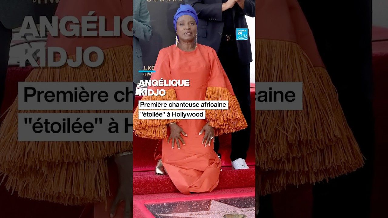 Angélique Kidjo : première chanteuse africaine “étoilée” à Hollywood • FRANCE 24