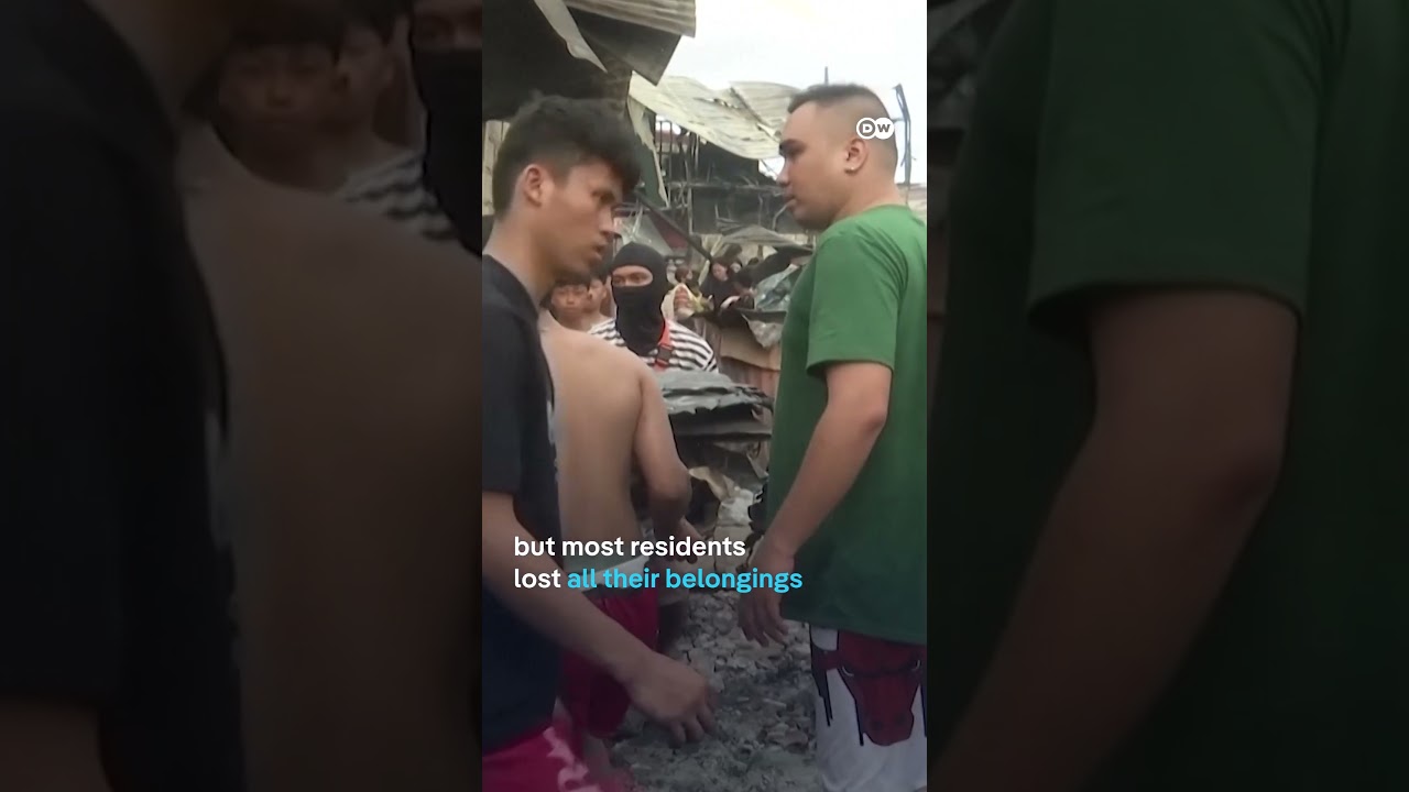 Metro Manila: Massive fire destroys homes and displaces families | DW News
