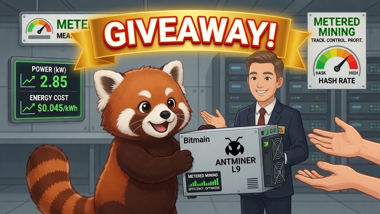 Bitmain L9 Giveaway LIVE AGAIN! Hosted by Metered Mining