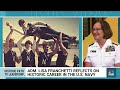 Admiral Lisa Franchetti speaks about being the first woman to serve as chief of naval operations  - 06:39 min - News - Video