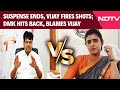 Karur Stampede | Suspense Ends, Vijay Fires Shots; DMK Hits Back, Blames Vijay