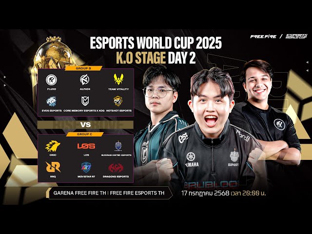 🔴 [TH] Esports World Cup : Knockout Stage Day 2