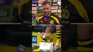 BVB‘s Füllkrug Still Using Bremen Shin Pads! 👀😀