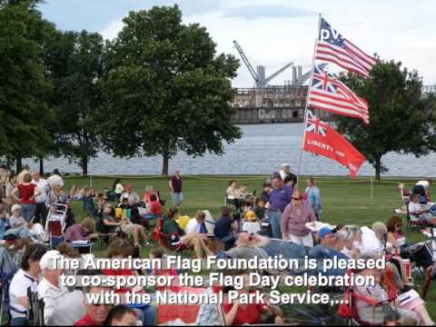 Pictures of The Flag Day and Fireworks at Fort McHenry, Baltimore, MD, US